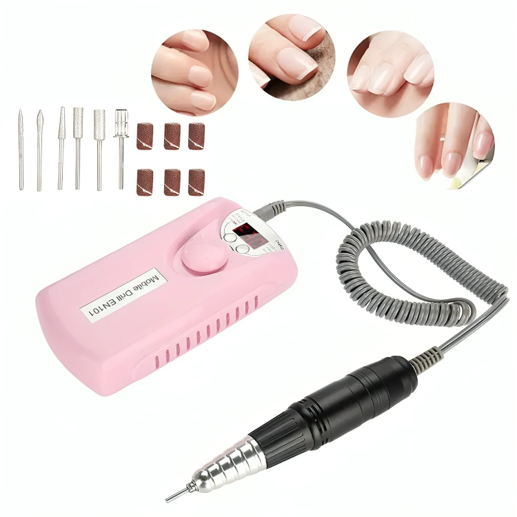 TORNO INALAMBRICO 30000 RPM MANICURA TORNO UÑAS - 1