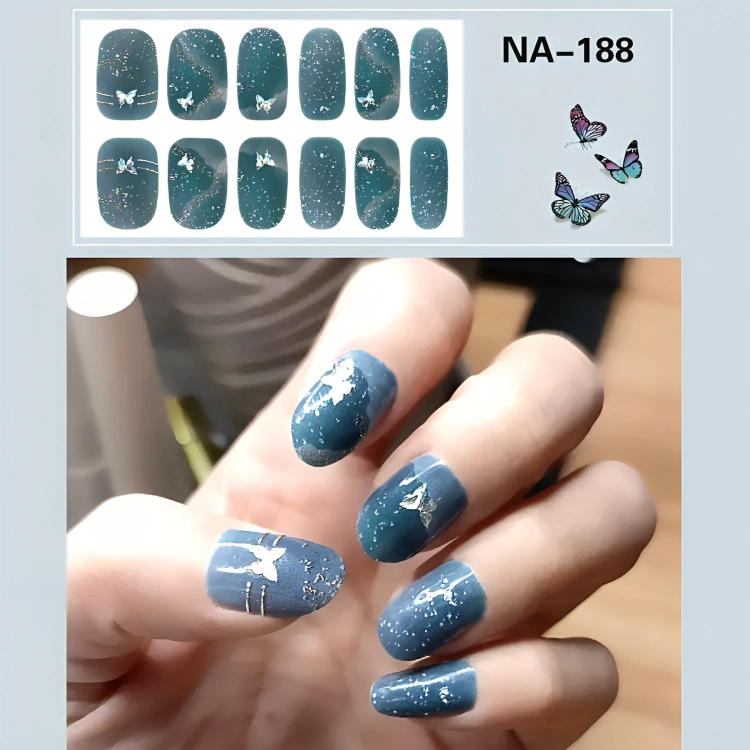 STICKERS PEGATINAS 3D PARA UÑAS NO NECESITA LAMPARA-MANICURA - 2