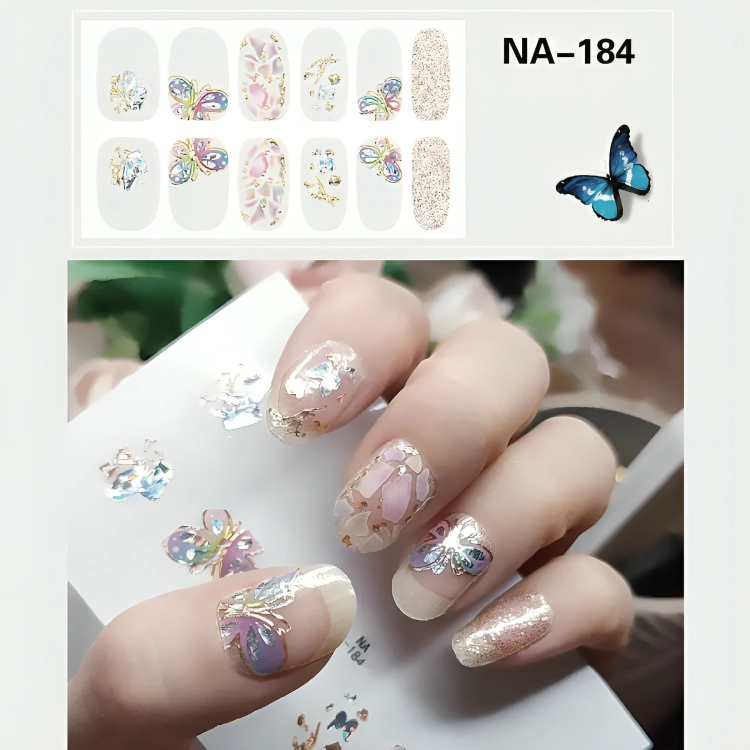 STICKERS PEGATINAS 3D PARA UÑAS NO NECESITA LAMPARA-MANICURA - 4