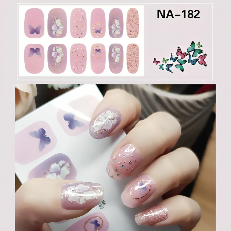 STICKERS PEGATINAS 3D PARA UÑAS NO NECESITA LAMPARA-MANICURA - 5