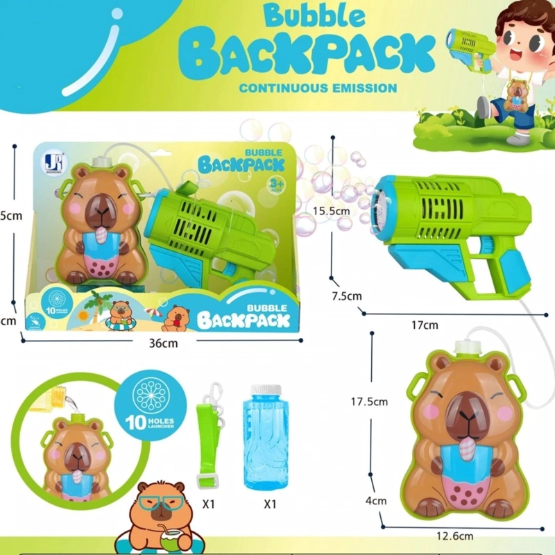 JUGUETE MOCHILA BURBUJA CAPIBARA - 3