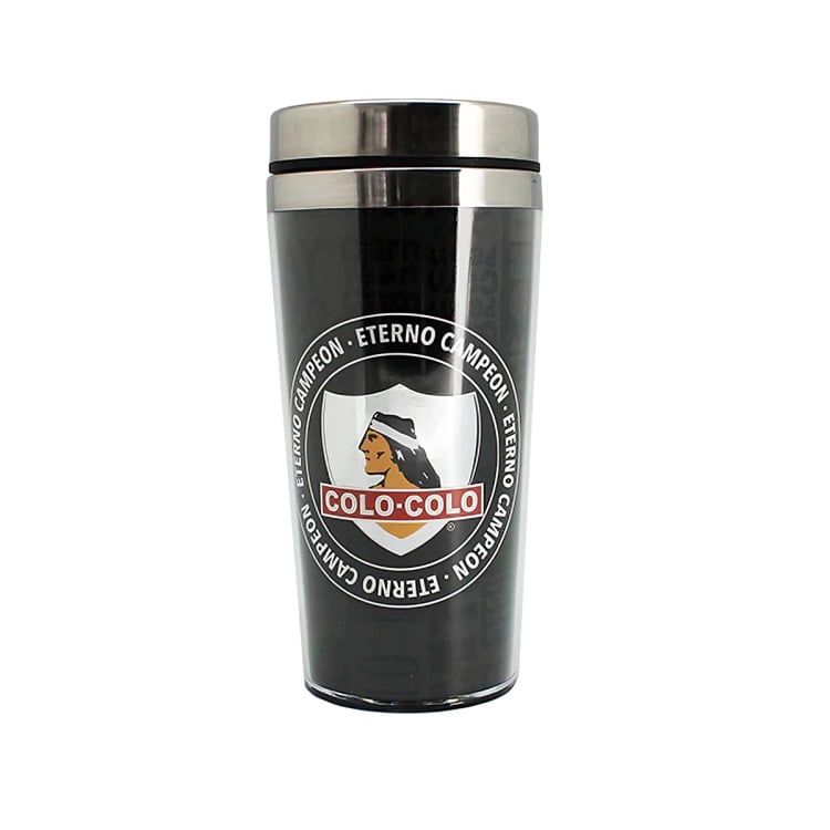 MUG TERMICO LOGO PLATEADO COLO COLO - 1