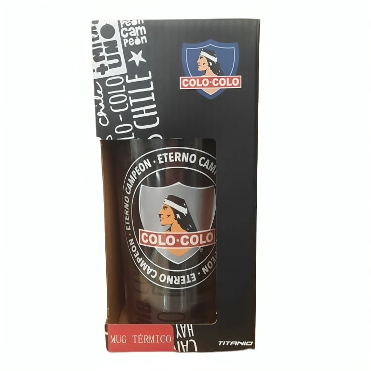 MUG TERMICO LOGO PLATEADO COLO COLO - 2