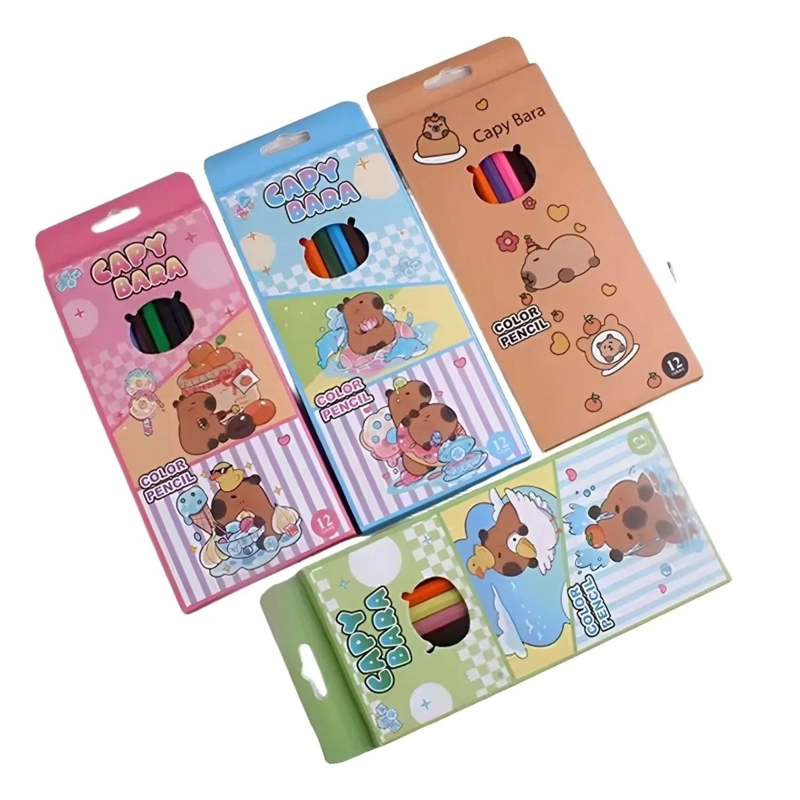 SET 12 LAPIZ DE COLORES CAPIBARA - 1
