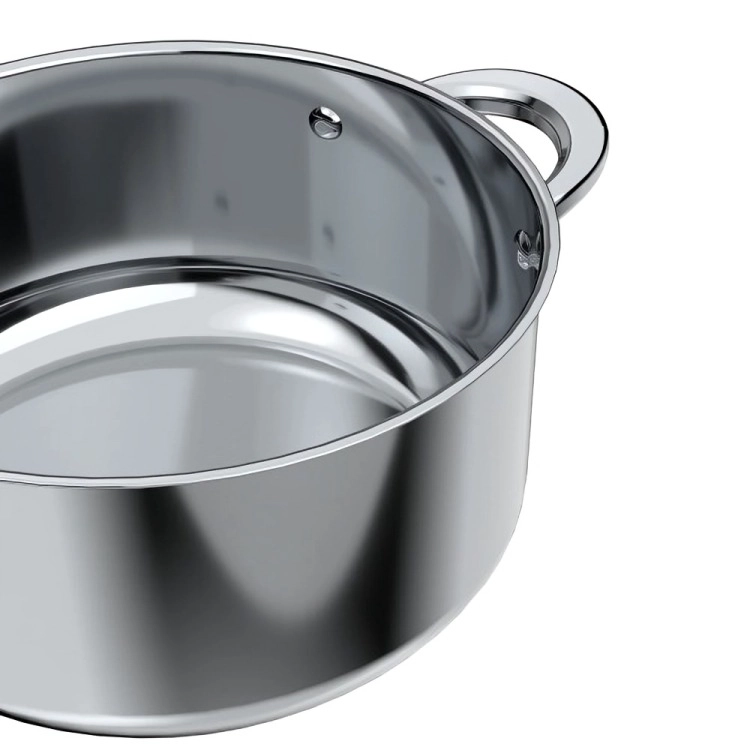 BATERIA DE COCINA 6 PIEZAS ACERO INOXIDABLE 410-6SS - 3
