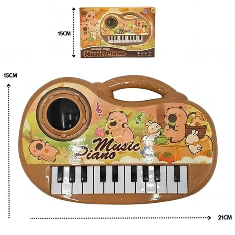 PACK X 3 PIANO CAPIBARA INSTRUMENTO MUSICAL DE JUGUETE  PIANO - 1