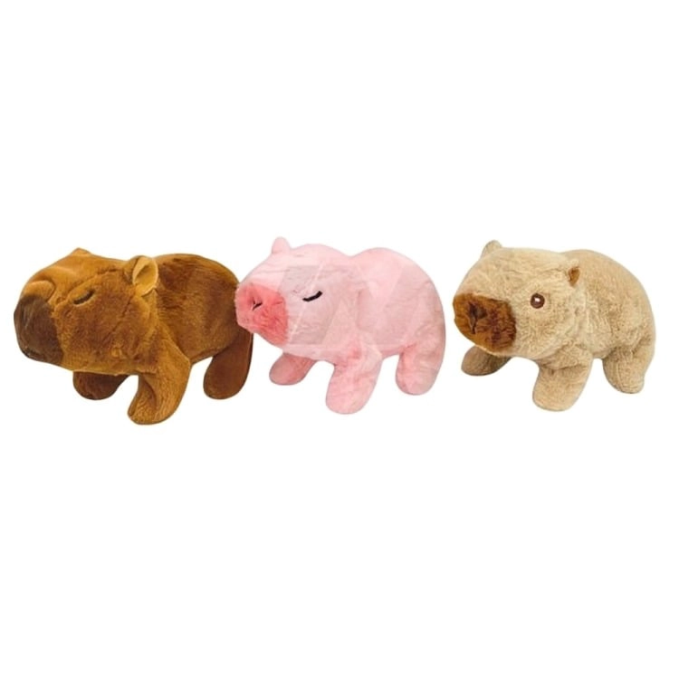 PAK DE 3 CAPIBARA CUTE A PILA 3TONOS NEW - 1