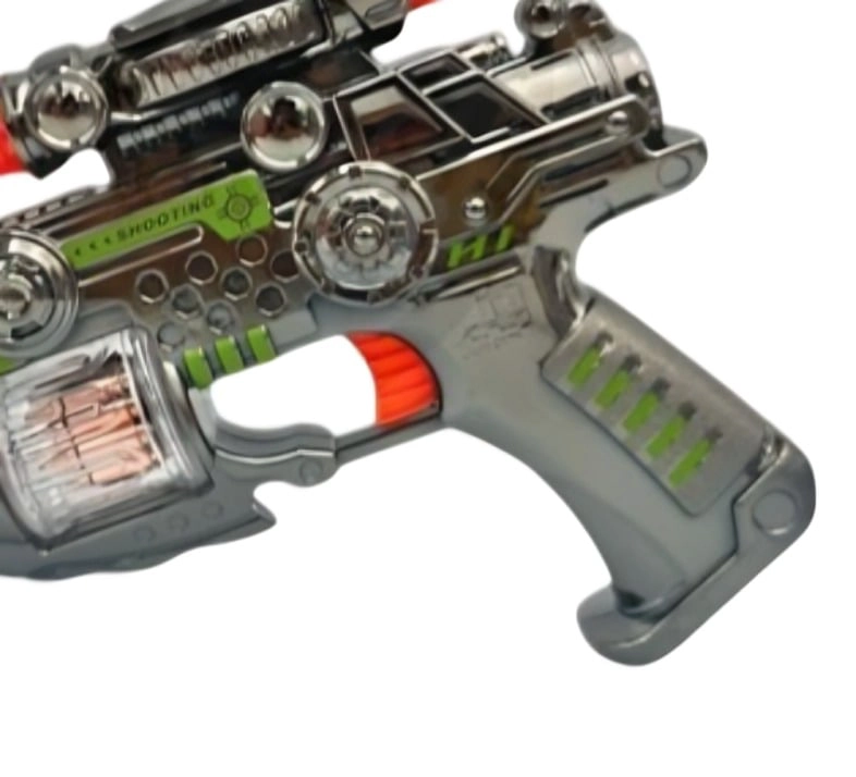 PAK DE 3 PISTOLA METAL LUZ Y SONIDO 2025 - 1
