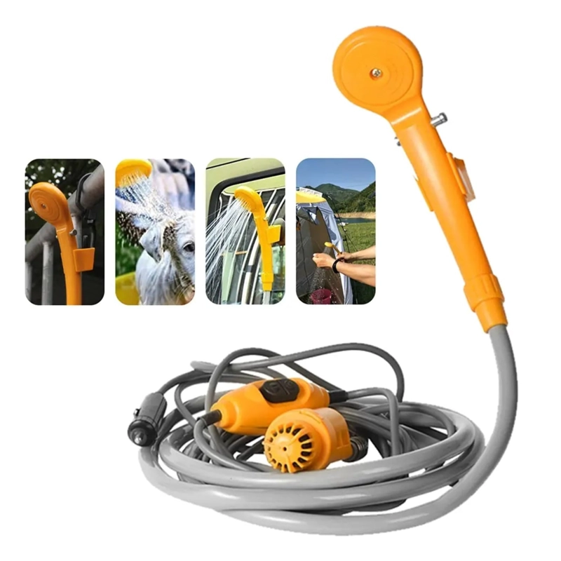 DUCHA PARA CAMPING PORTATIL CONEXION DE AUTO - 1