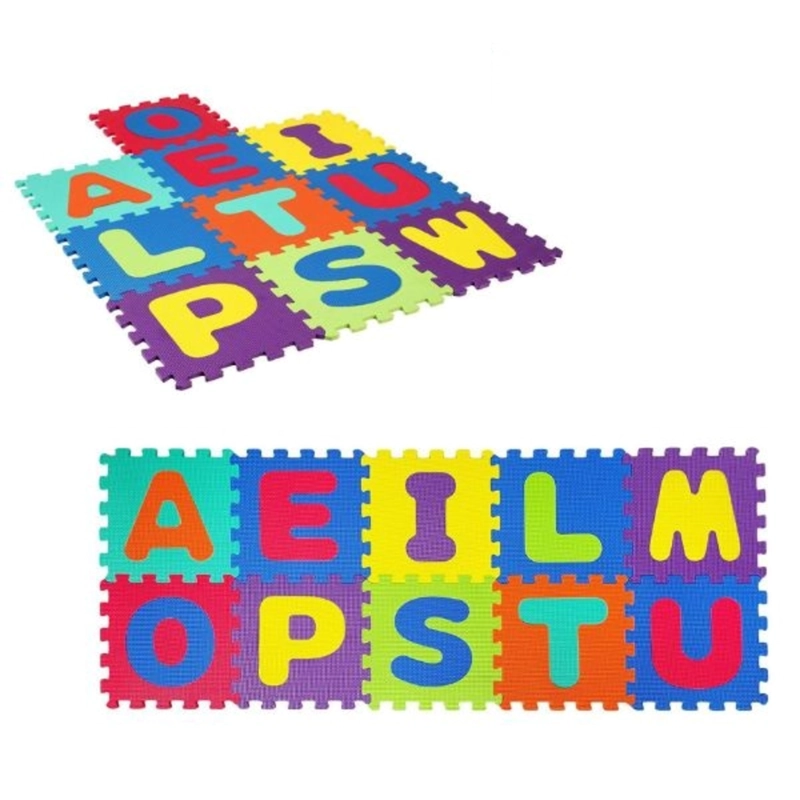 PACK X3 ALFOMBRA GOMAEVA LETRAS 10 PCS - 2