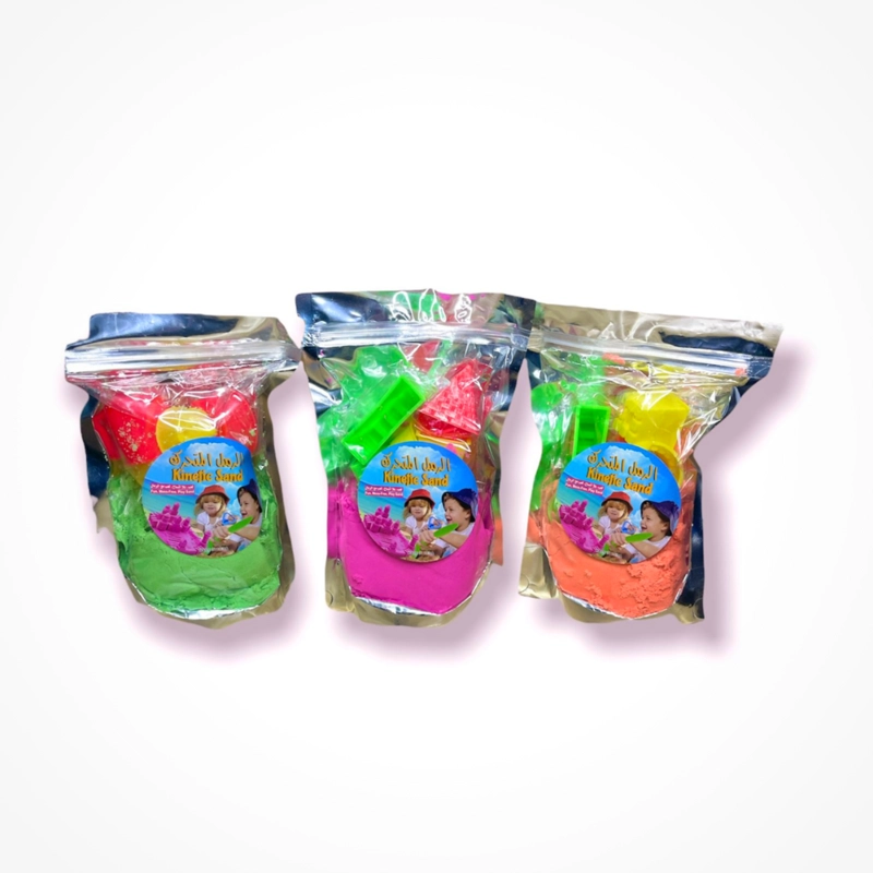 PACK X3 ARENA MAGICA BOLSA CON MOLDE 22CM - 3