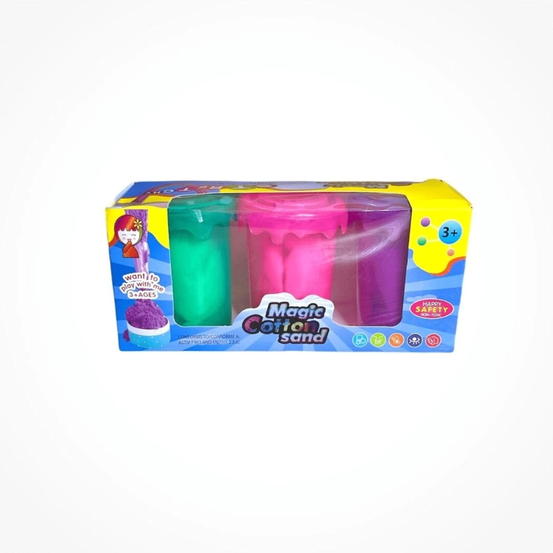 PACK X 3 CAJITA ARENA MAGICA 3×1 8CM - 1