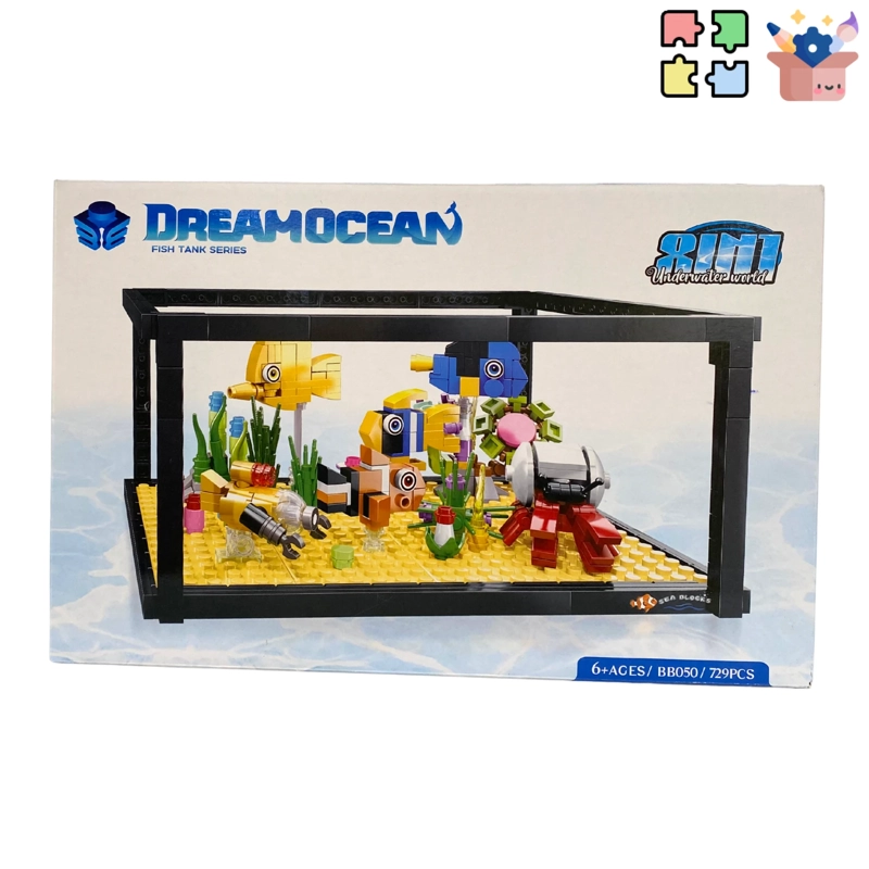 ARMA TU ACUARIO 729 PIEZAS JUGUETE DE CONSTRUCCION - 1