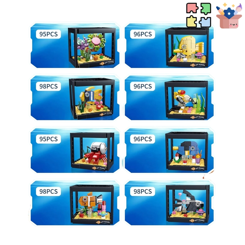 ARMA TU ACUARIO 729 PIEZAS JUGUETE DE CONSTRUCCION - 3