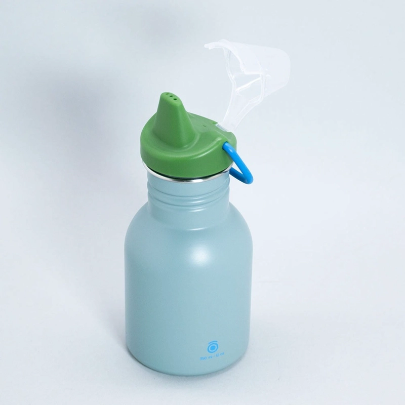 BOTELLA METALICA MANGO 355 ML KIDO GRIS - 2