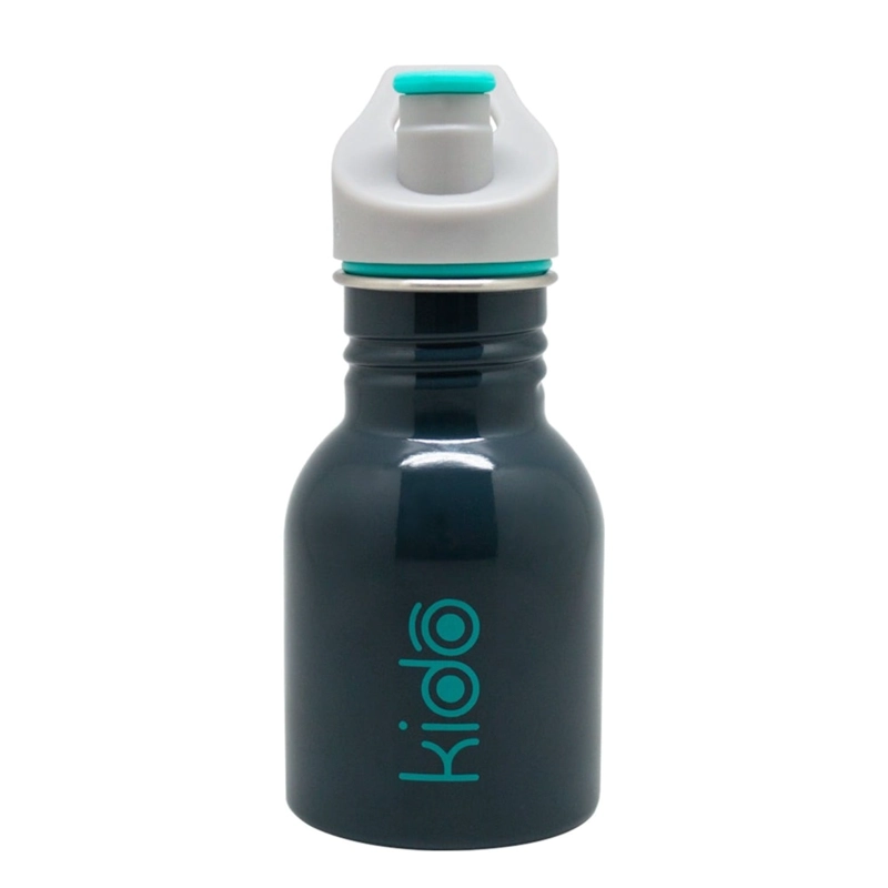 BOTELLA METALICA 335ML KEEP KIDO NEGRO - 2