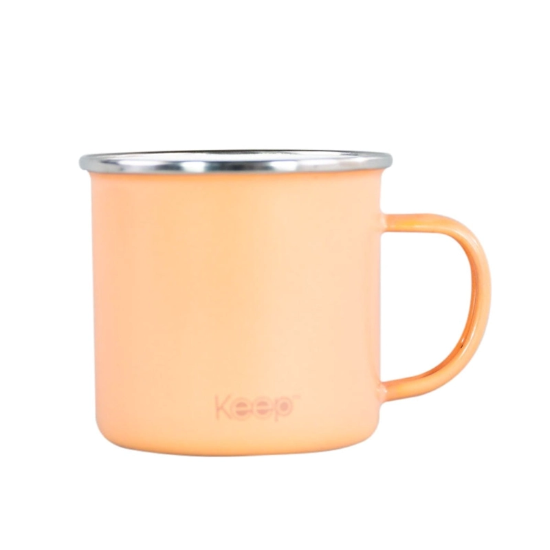 MUG METALICO 16OZ KEEP NARANJA - 1