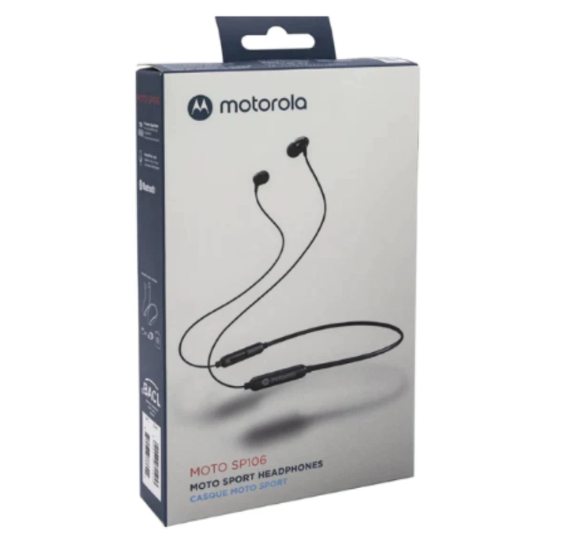 AUDIFONOS BT MOTO SP106 NEGRO MOTOROLA - 1