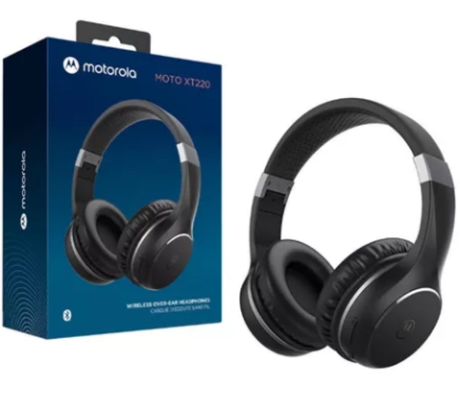 AUDIFONOS MOTOROLA XT 220 OVER EAR BLUETOOTH NEGRO - 3