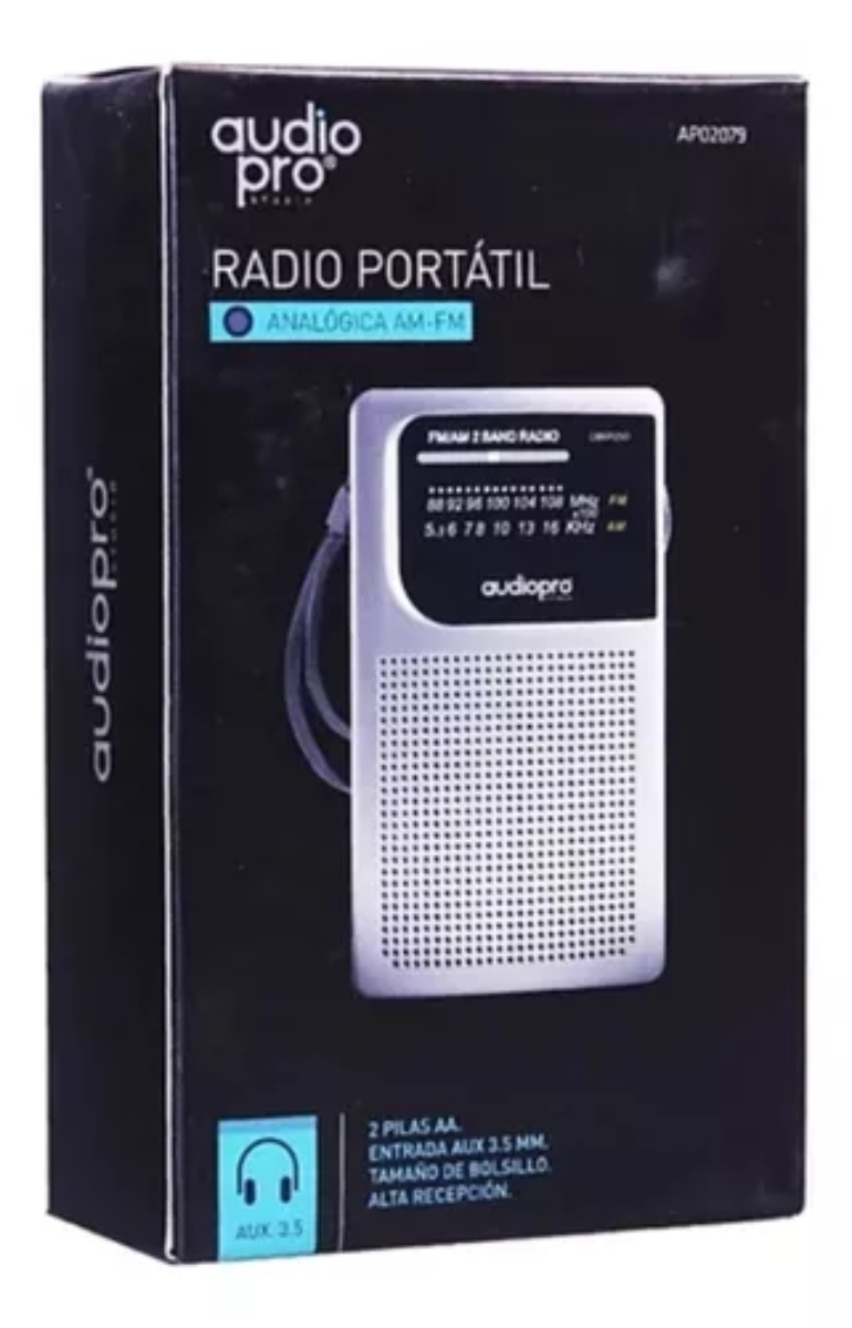 RADIO PORTÁTIL AM/FM AUDIOPRO - 2