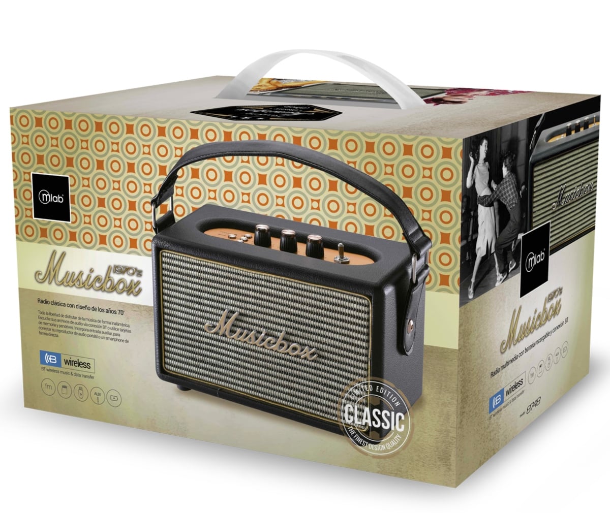 RADIO RETRO CON CORREA MLAB 8748 - 3