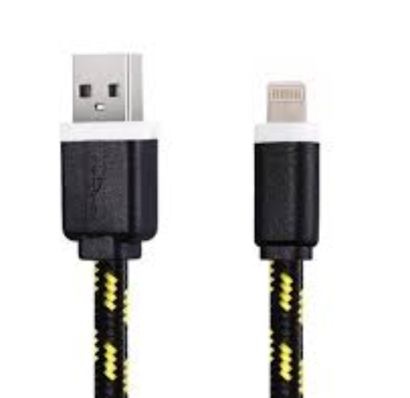 DBLUE CABLE USB PARA IPHONE 5 /6 IPAD BLACK 1MT