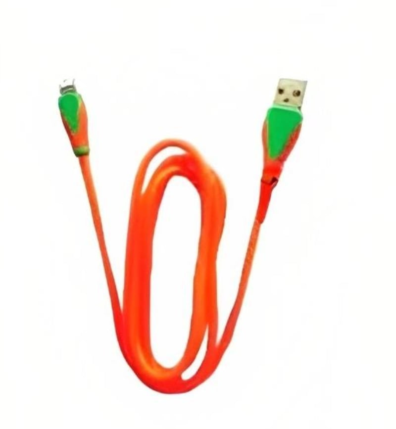 DBLUE CABLE NEON IPHONE 5 ORANGE