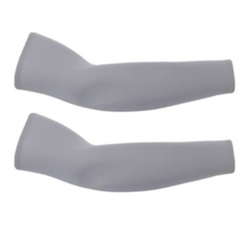 PAR DE MANGAS BRAZO OEM PROTECCION SOLAR DEPORTIVA UNISEX GRIS - 1