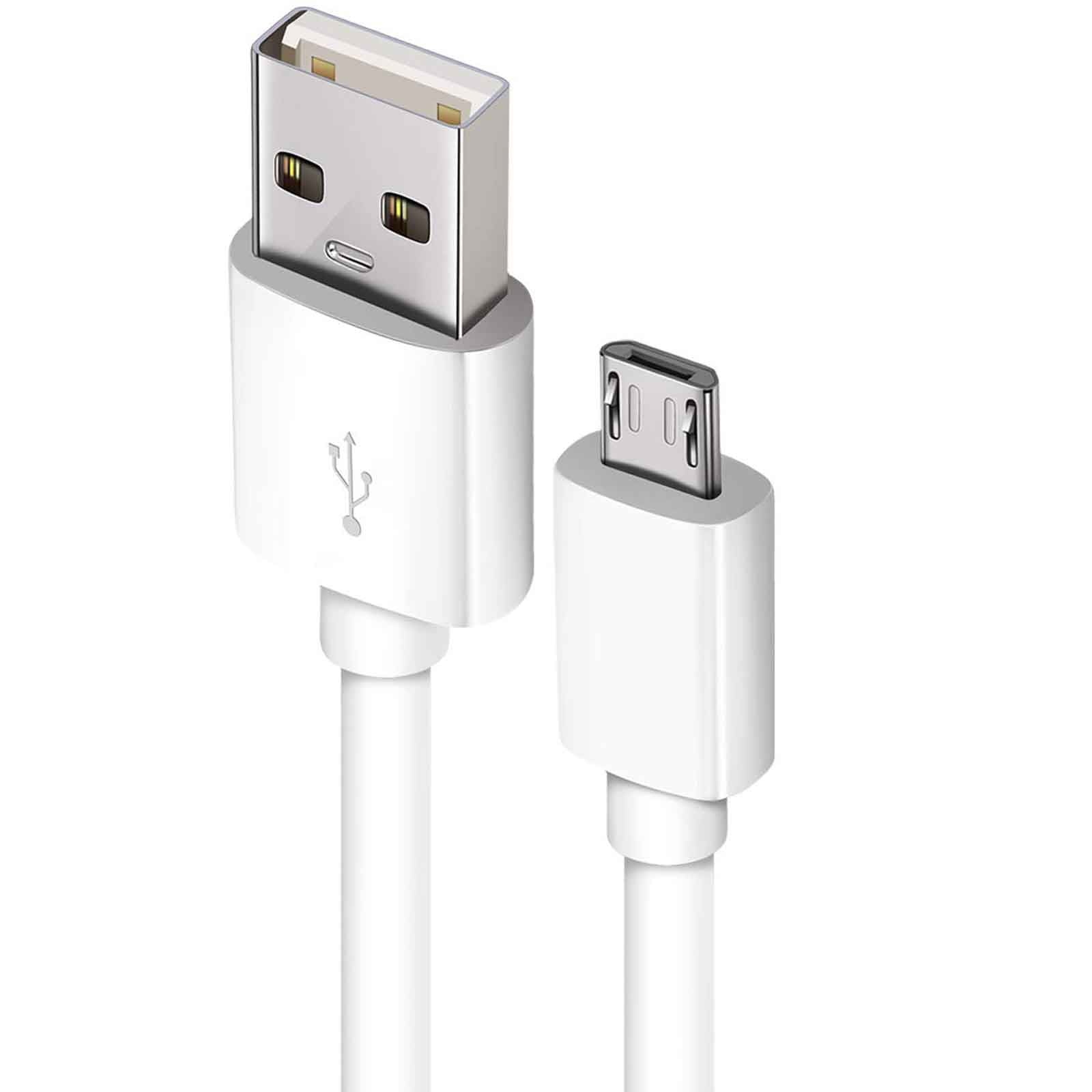 CABLE PARA CELULAR DE USB A MICRO USB. WHITE - 1 MT. - BOX - 1