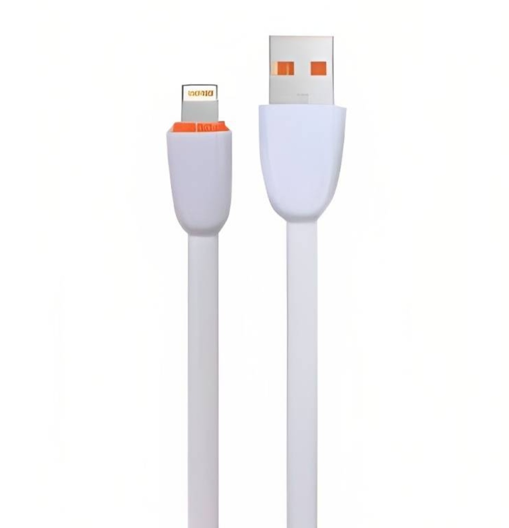 TECNOLAB CABLE LIGHTNING USB IPHONE IPAD. WHITE. 1 MT - BOX