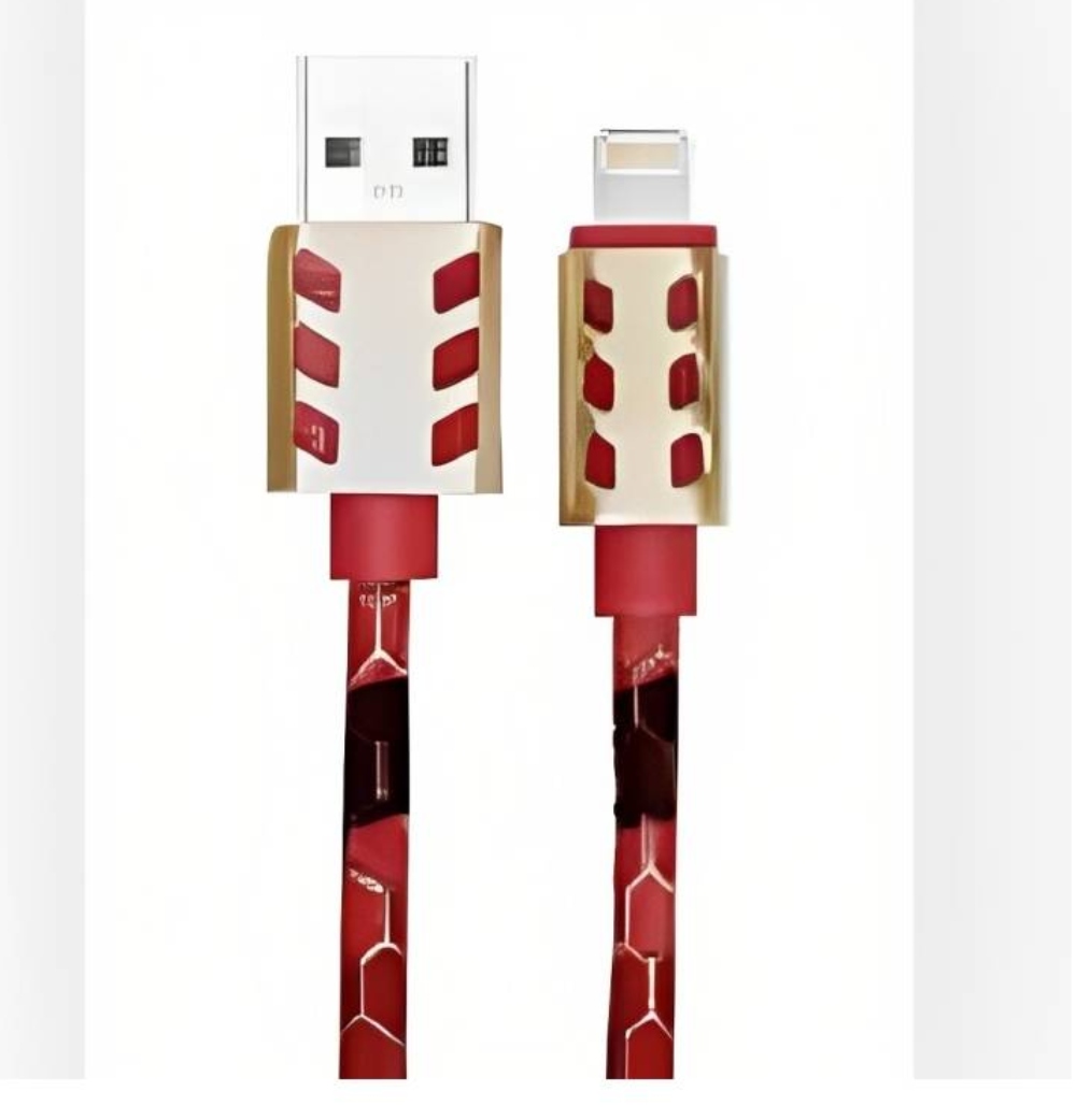 OEM CABLE USB COMPATIBLE IPHONE 5 / 6 RED
