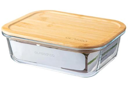 HERMETICO VIDRIO BAMBOO 500 ML ECO GLASSO - 1