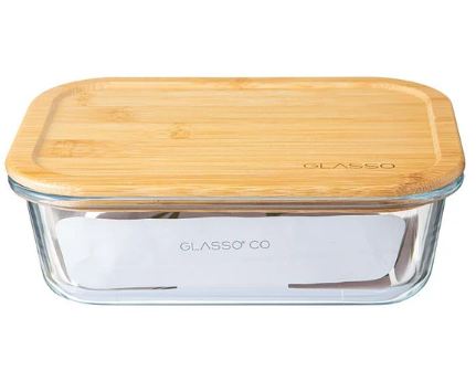 HERMETICO VIDRIO BAMBOO 500 ML ECO GLASSO - 2