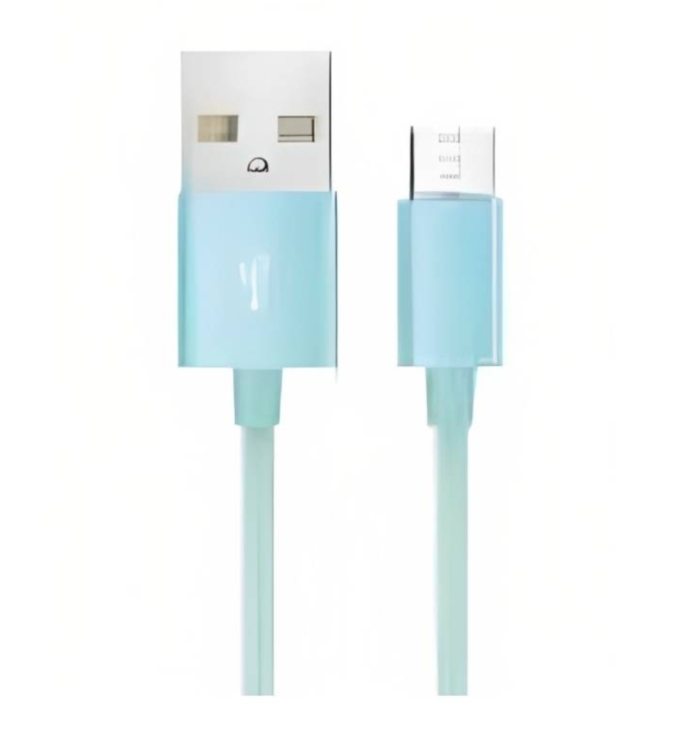 CABLE USB A MICRO USB 20 GREEN - 1