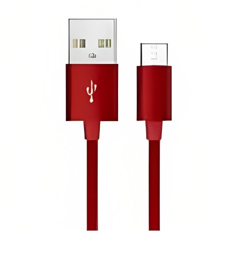 CABLE USB A MICRO USB 20 RED - 1