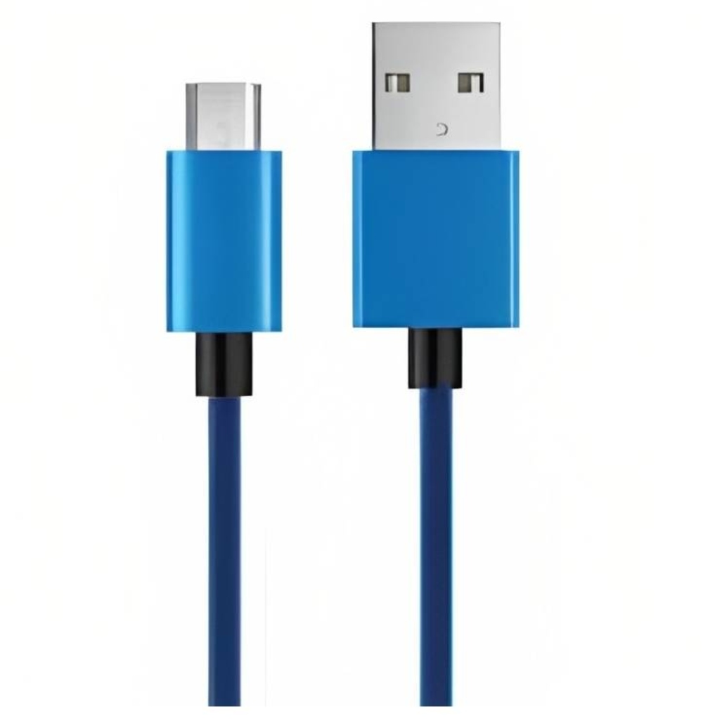 CABLE USB A MICRO USB 20 BLUE - 1
