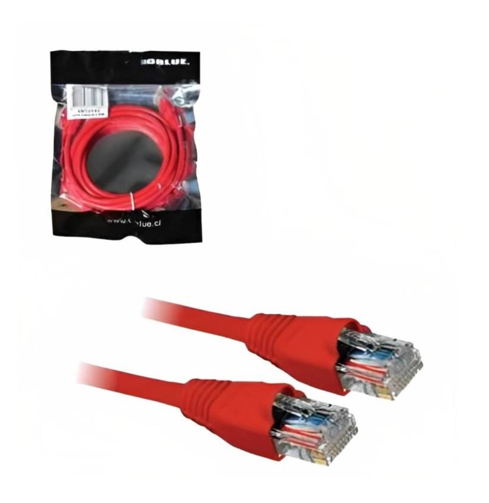 CABLE DE RED UTP 2M PARA ROUTER ACCESS POINT HUB SWITCH PC - 1