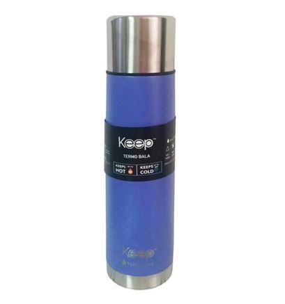 TERMO BALA 1L RUBBER KEEP - MORADO - 1