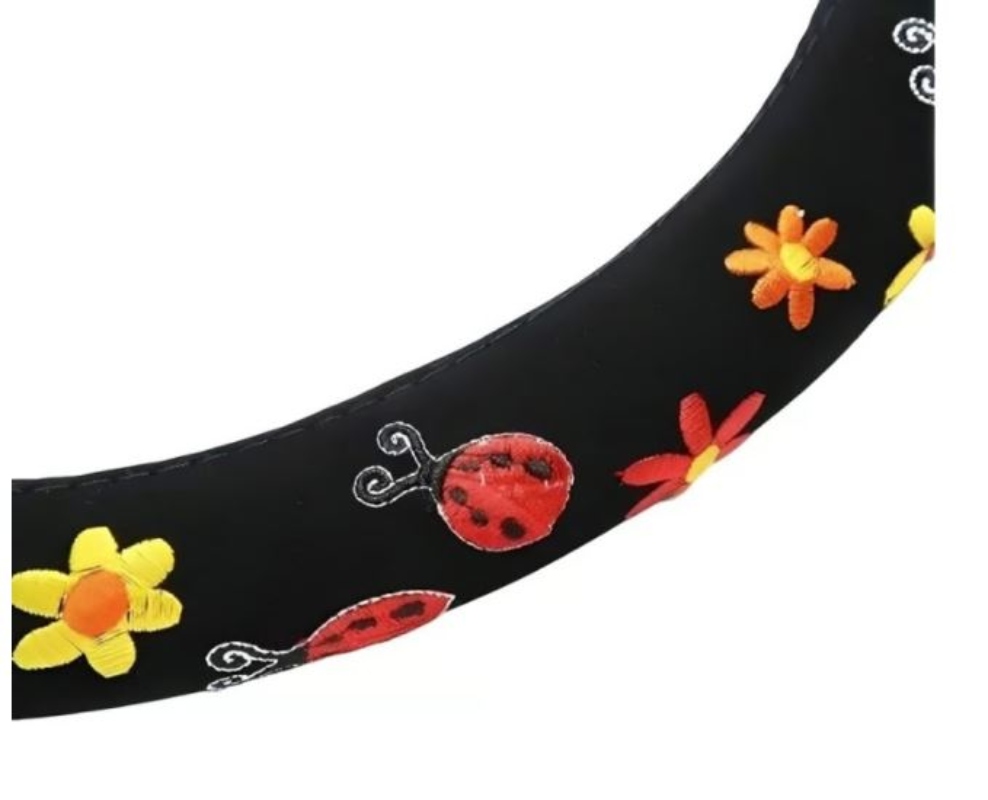 CUBIERTAS FUNDA CUBRE VOLANTE DISEÑO MUJER VARIADO - 2