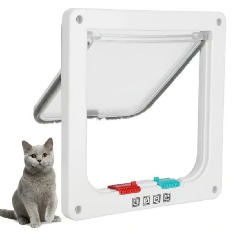 PUERTA PERROS GATOS OEM ABATIBLE EXTERIOR INTERIOR - 2