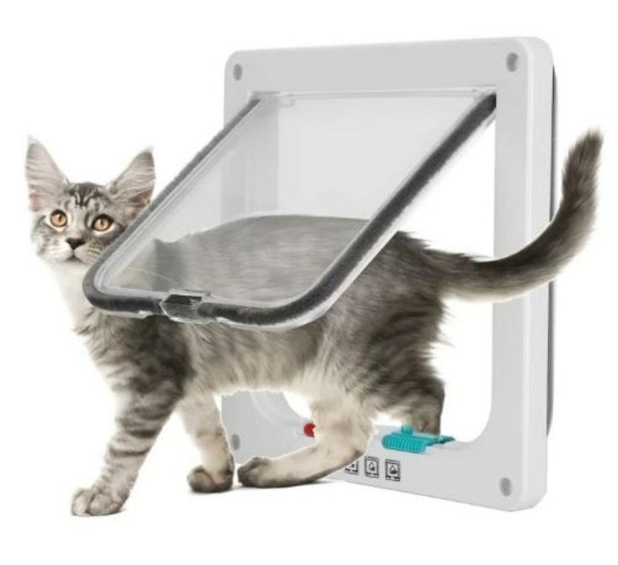 PUERTA PERROS GATOS OEM ABATIBLE EXTERIOR INTERIOR - 3