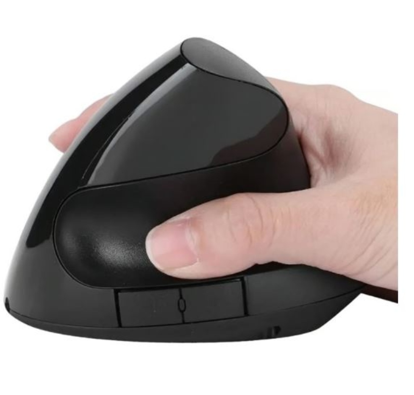 MOUSE INALÁMBRICO OPTICO VERTICAL ERGONÓMICO RF PC SMART TV - 2