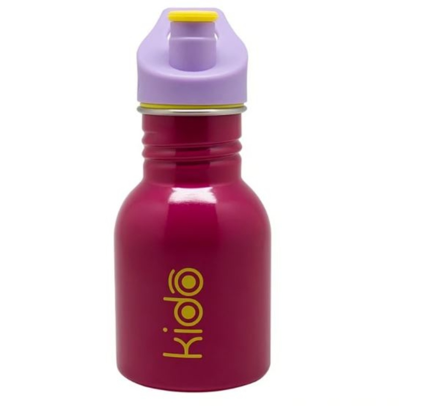 BOTELLA METALICA 335ML KEEP KIDO - ROJO - 1