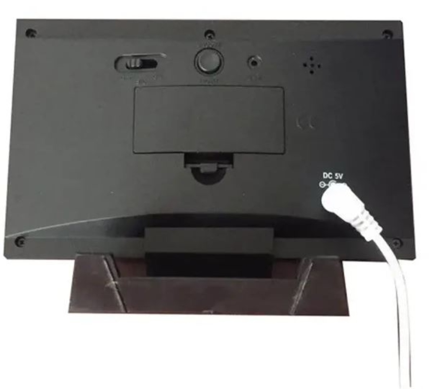 RELOJ DESPERTADOR DIGITAL PANTALLA LCD LED DS-8082 - 2