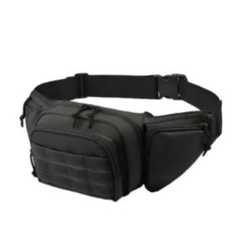 RIÑONERA TACTICA PORTA ARMA BANAN - NEGRO - 1