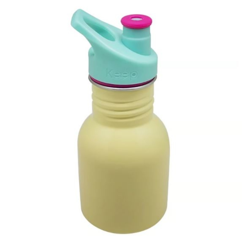 BOTELLA METALICA 335ML KEEP KIDO - AMARILLO - 2