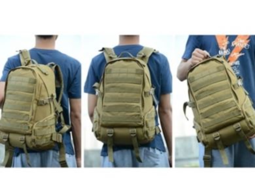 MOCHILA OEM NYLON IMPERMEABLE TÁCTICA MILITAR TREKKING OUTDOOR - 4