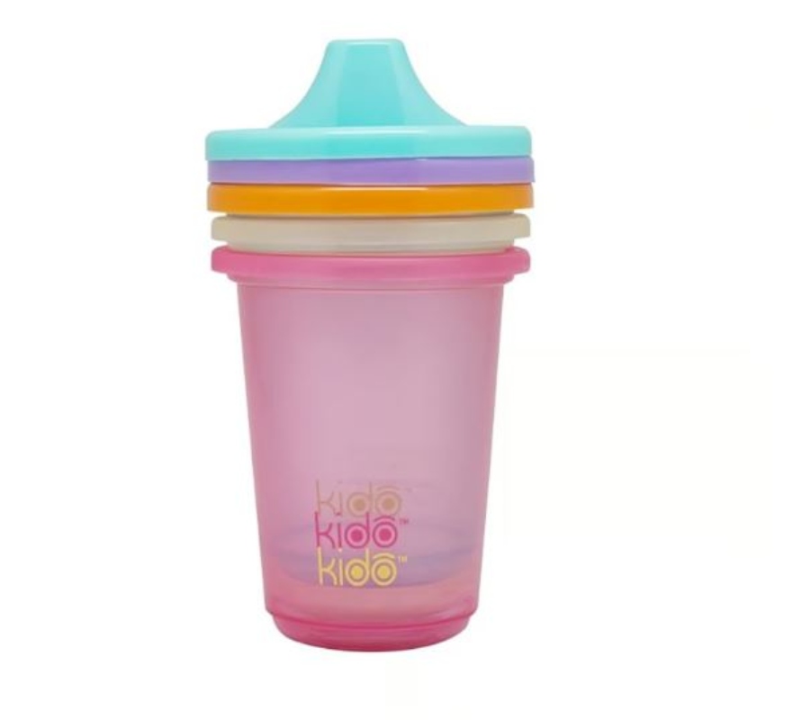 SET 3 VASOS REUSABLE CUPS KEEP KIDO - MOD 1 - 2