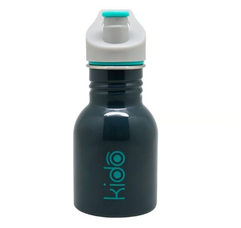 BOTELLA METALICA 335ML KEEP KIDO - NEGRO - 1