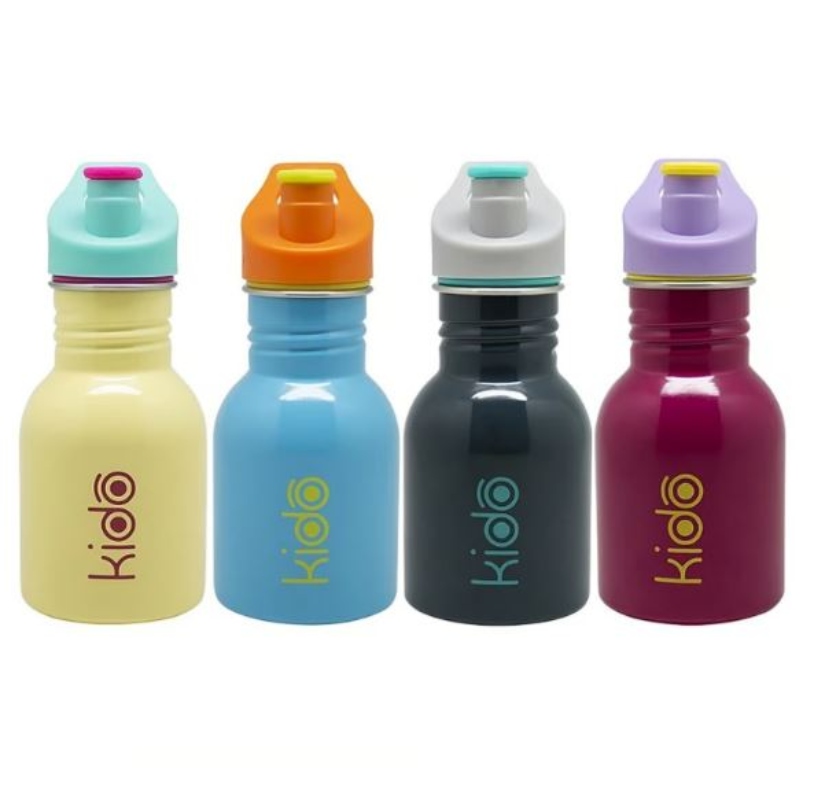 BOTELLA METALICA 335ML KEEP KIDO - NEGRO - 3